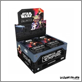 Display - Star Wars Unlimited - Cendres de l'Empire - 24 Boosters - Scellé - Français