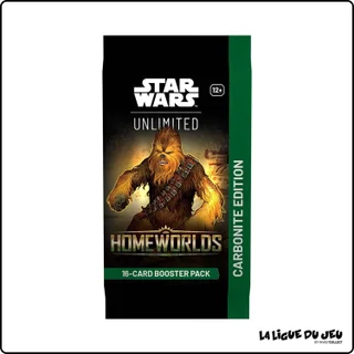 Booster - Star Wars Unlimited - Homeworlds - Booster Collector - Carbonite Edition - Scellé - Anglais