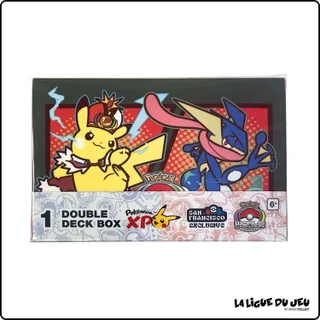 Deck Box - Pokemon Center - Double Deck Box - World Championships San Francisco 2026 - Pikachu & Amphinobi - Scellé