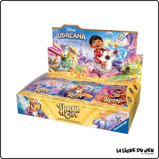Display - Lorcana - Chapitre 14 - Hypéria City - 24 Boosters - Scellé - Français