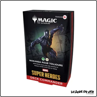 Deck - Magic the Gathering - Commander - Marvel Super Heroes - Wakanda pour Toujours - Scellé - Français