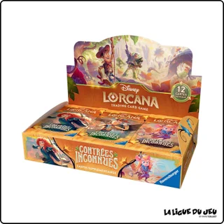 Display - Lorcana - Chapitre 12 - Contrées Inconnues - 24 Boosters - Scellé - Français