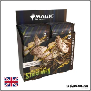 Display - Magic the Gathering - Les Secrets de Strixhaven - 12 Boosters Collector - Scellé - Anglais