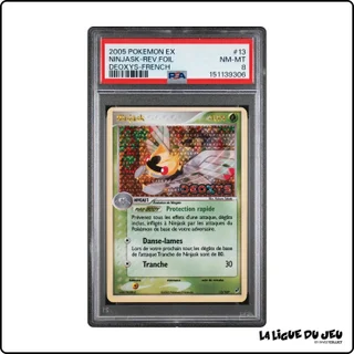 Holo - Pokemon - Deoxys - Ninjask - 13/107 - Reverse Foil - PSA 8 - Français