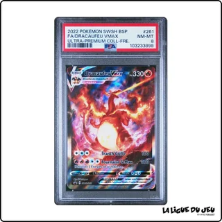 Promo - Pokemon - Épée et Bouclier Promo - Dracaufeu VMAX - SWSH261 - PSA 8 - Français