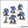 Warhammer 40,000 - Space Marines - Escouade Terminator - 6 Figurines