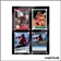 Cadre - Ultra Pro - Black Border One-Touch - Cadre d'exposition pour 4 cartes