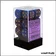Dés - Chessex - Set de 12 Dés à 6 faces - 16 mm - Speckled - Stealth - Bleu Violet/Or