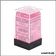 Dés - Chessex - Set de 12 Dés à 6 faces - 16 mm - Stealth - Luminary - Rose/Argent