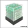 Dés - Chessex - Set de 36 Dés à 6 faces - 12 mm - Borealis - Vert Clair/Or