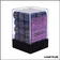 Dés - Chessex - Set de 36 Dés à 6 faces - 12 mm - Lustrous - Violet/Or