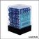Dés - Chessex - Set de 36 Dés à 6 faces - 12 mm - Opaque - Bleu/Blanc