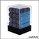 Dés - Chessex - Set de 36 Dés à 6 faces - 12 mm - Scarab - Royal Blue/Or