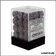 Dés - Chessex - Set de 36 Dés à 6 faces - 12 mm - Speckled - Granite - Gris/Rouge
