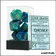 Dés - Chessex - Set de 7 dés - Gemini - Bleu-Sarcelle/Or