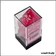 Dés - Chessex - Set de 7 dés - Ghostly Glow - Rose/Argent