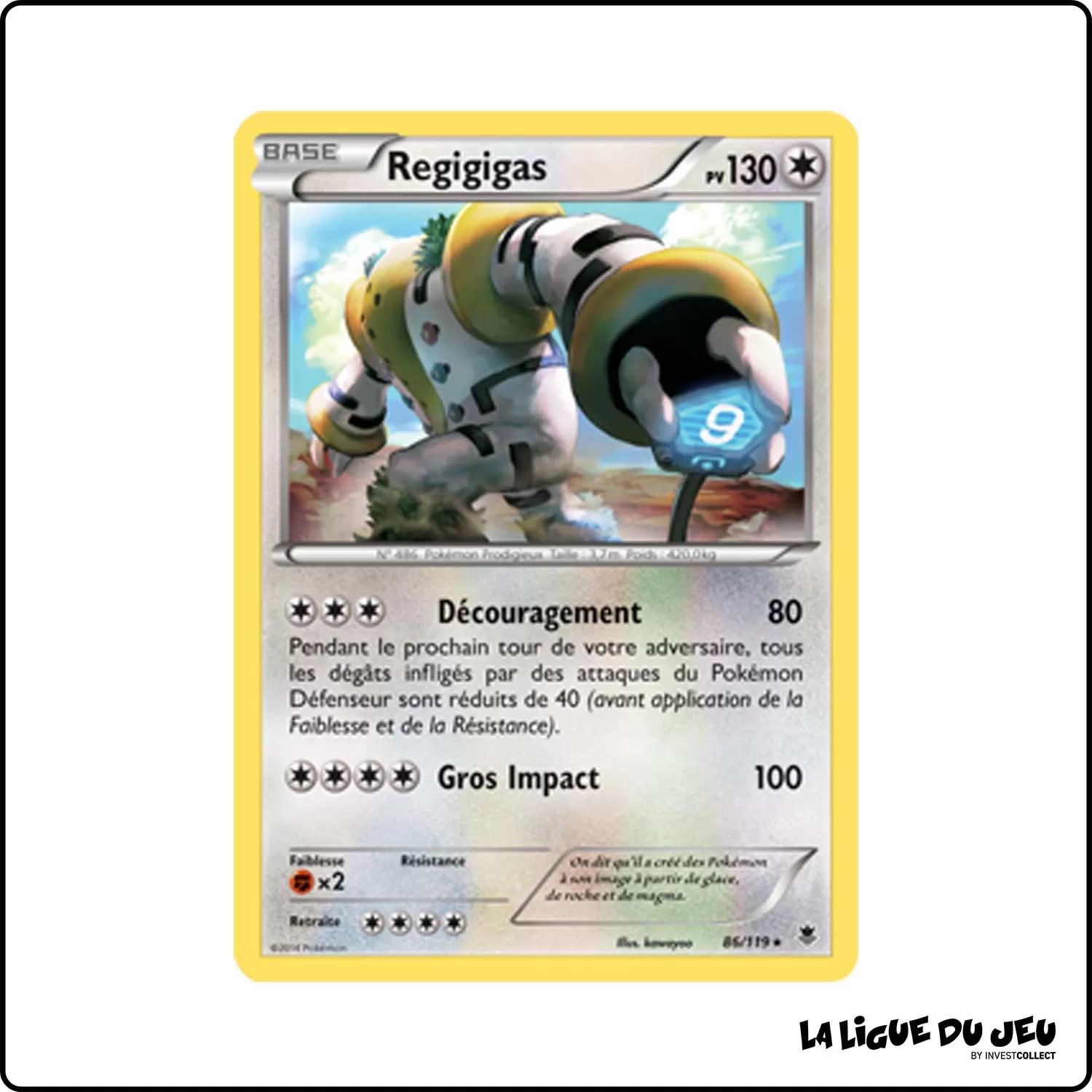Holo - Pokemon - Vigueur Spectrale - Regigigas 86/119