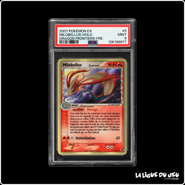 Holo - Pokemon - Île des Dragons - Milobellus - 5/101 - PSA 9 - Français