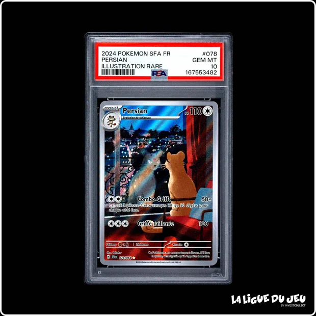 IR - Pokemon - Fable Nébuleuse - Persian - 078/064 - PSA 10 - Français