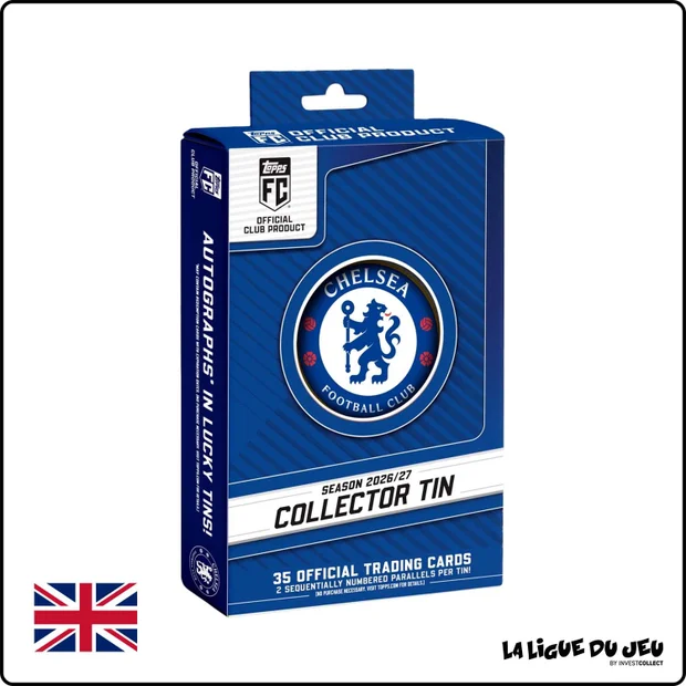 Box - Topps - 2026/27 Chelsea FC - Collector Tin - Scellé - Anglais