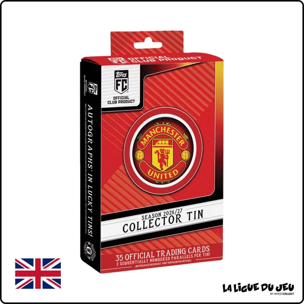Box - Topps - 2026/27 Manchester United - Collector Tin - Scellé - Anglais