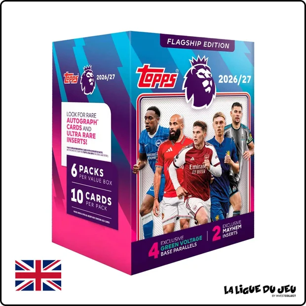 Box - Topps - 2026/27 Premier League Flagship Edition - Value Box - Scellé - Anglais