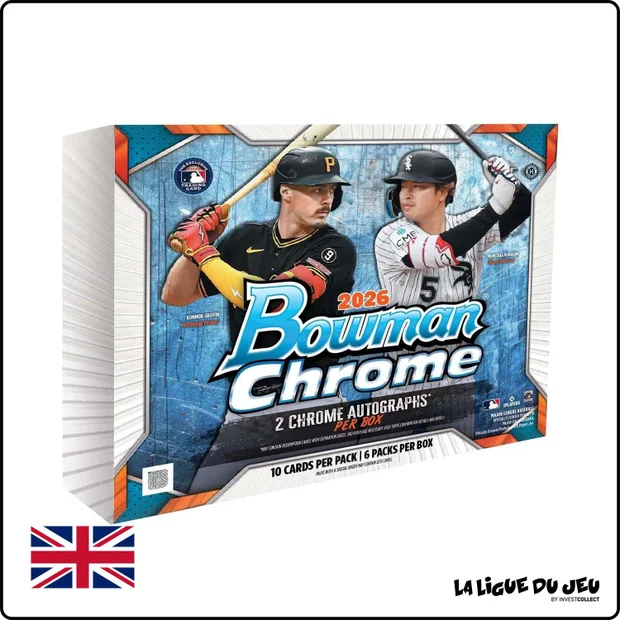 Box - Topps Bowman Chrome - Baseball 2026 - Hobby Box - Scellé - Anglais