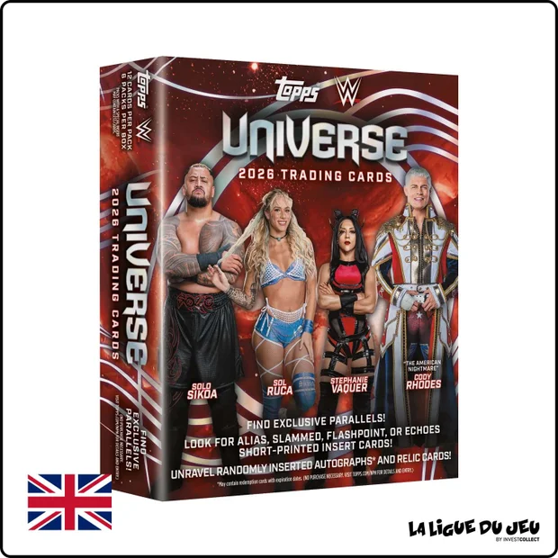 Box - Topps - WWE Universe 2026 - Mega Box - Scellé - Anglais