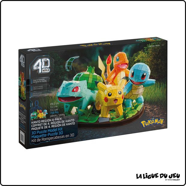 4D Build Pokémon - Diorama région de Kanto