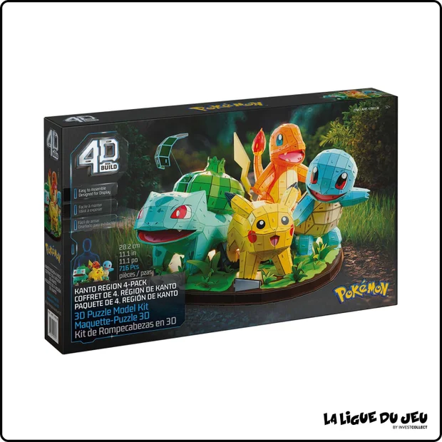 4D Build Pokémon - Diorama région de Kanto