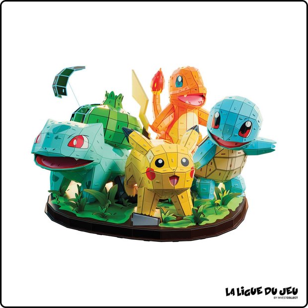 4D Build Pokémon - Diorama région de Kanto