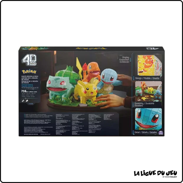 4D Build Pokémon - Diorama région de Kanto