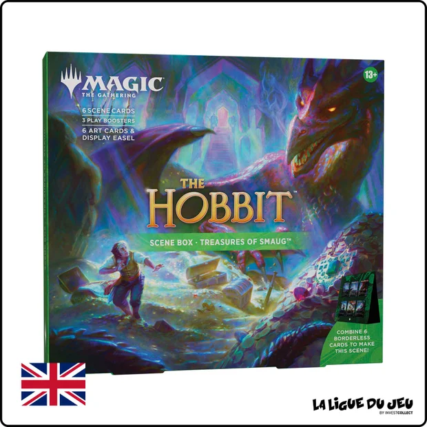 Coffret - Magic the Gathering - The Hobbit - Treasures of Smaug - Boîte scénique - Scellé - Anglais