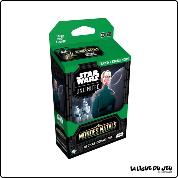 Deck - Star Wars Unlimited - Mondes Natals - Deck de démarrage Tarkin/ Étoile Noire - Scellé - Français