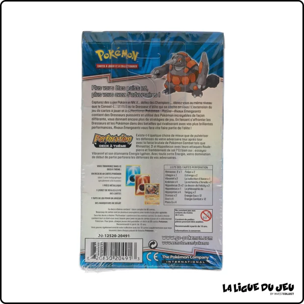 Deck - Pokemon - Platine Rivaux Émergeants - Perforation - Scellé - Français