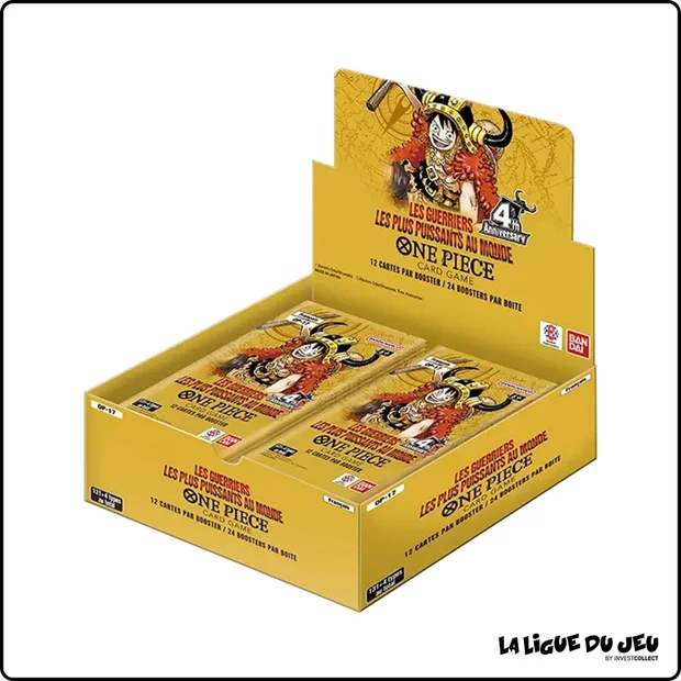 Display - One Piece - Les Guerriers les Plus Puissants au Monde - OP17 - 24 Boosters - Scellé - Français