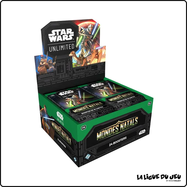 Display - Star Wars Unlimited - Mondes Natals - 24 Boosters - Scellé - Français