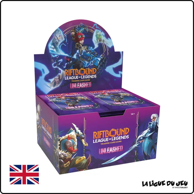 Display - Riftbound - Set 3 : Unleashed - 24 Boosters - Scellé - Anglais