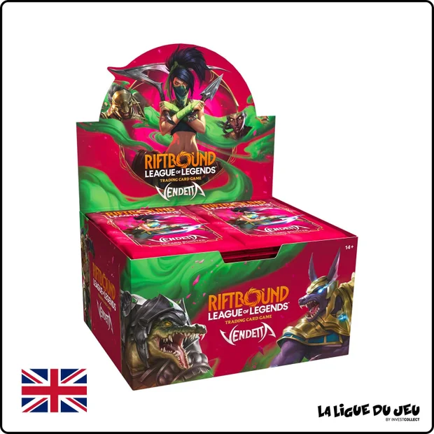 Display - Riftbound - Set 4 : Vendetta - 24 Boosters - Scellé - Anglais