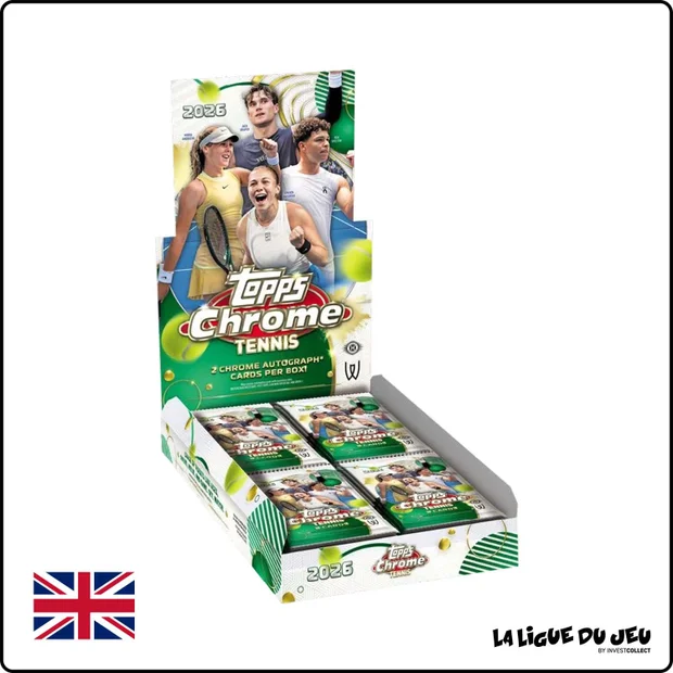 Box - Topps Chrome - Tennis 2026 - Hobby Box - Scellé - Anglais