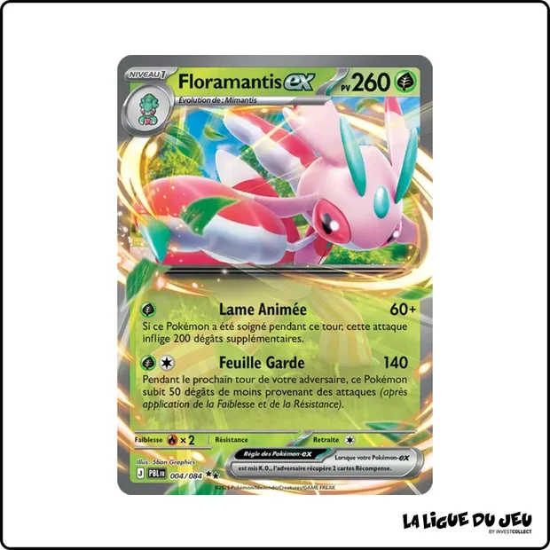 Ultra - Pokemon - Nuit Noire - Floramantis ex 4/84
