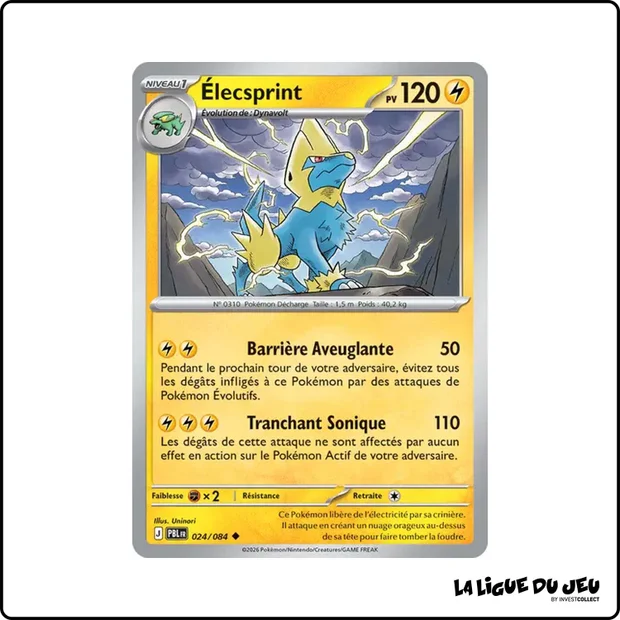 Peu Commune - Pokemon - Nuit Noire - Élecsprint 24/84