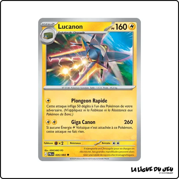 Peu Commune - Pokemon - Nuit Noire - Lucanon 26/84