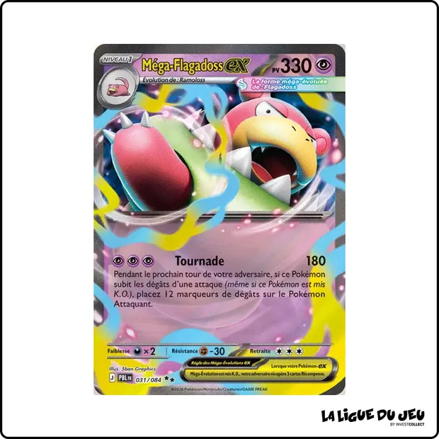 Ultra - Pokemon - Nuit Noire - Méga-Flagadoss ex 31/84