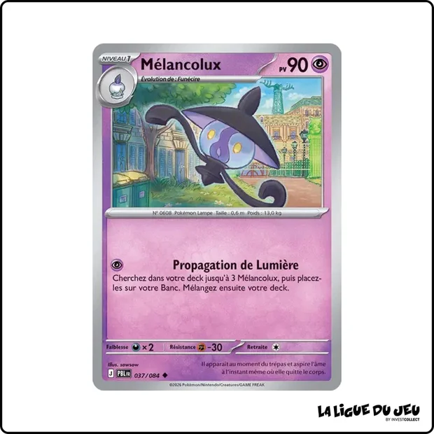 Peu Commune - Pokemon - Nuit Noire - Mélancolux 37/84
