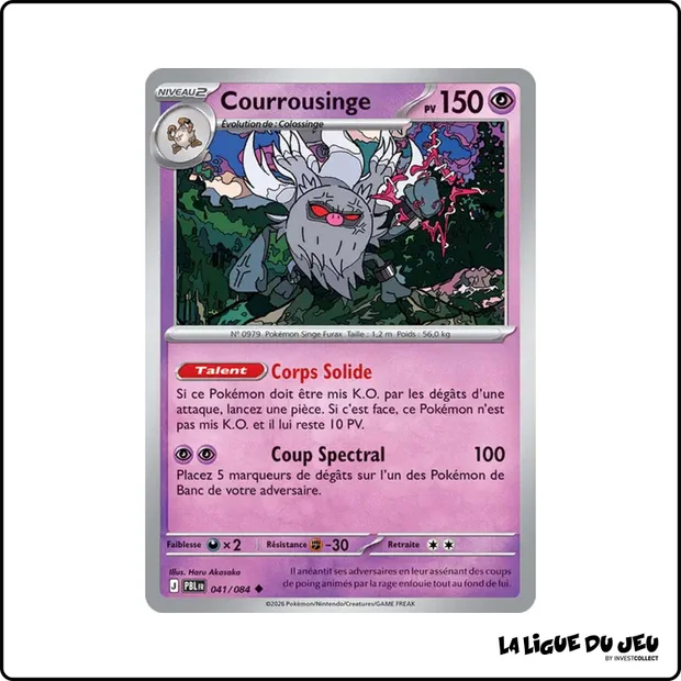 Peu Commune - Pokemon - Nuit Noire - Courrousinge 41/84
