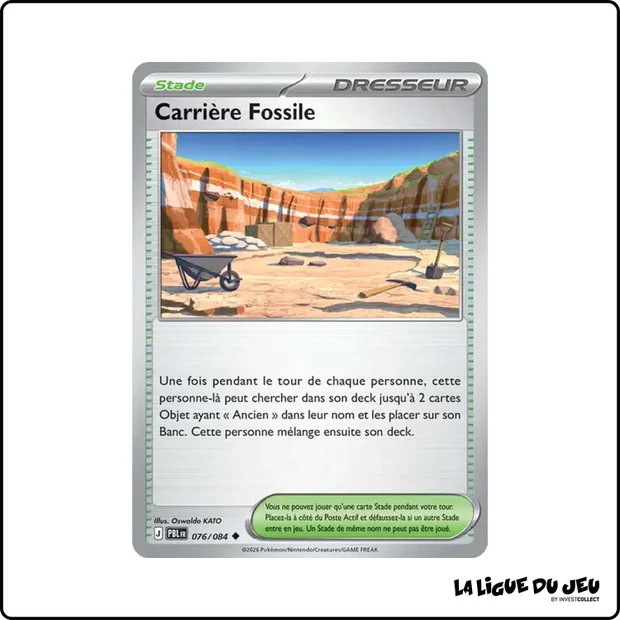 Peu Commune - Pokemon - Nuit Noire - Carrière Fossile 76/84