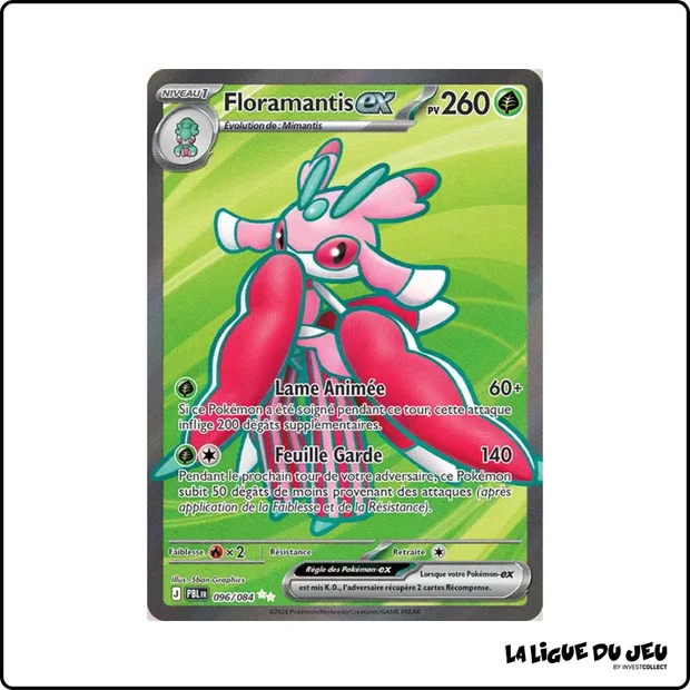 Ultra - Pokemon - Nuit Noire - Floramantis ex 96/84