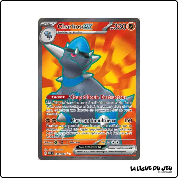 Ultra - Pokemon - Nuit Noire - Charkos ex 100/84