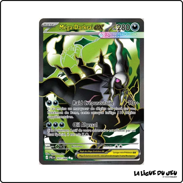Ultra - Pokemon - Nuit Noire - Méga-Darkrai ex 101/84